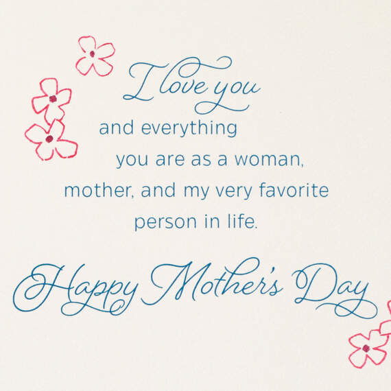 You're My Favorite Person in Life Romantic Mother's Day Card, , large image number 2