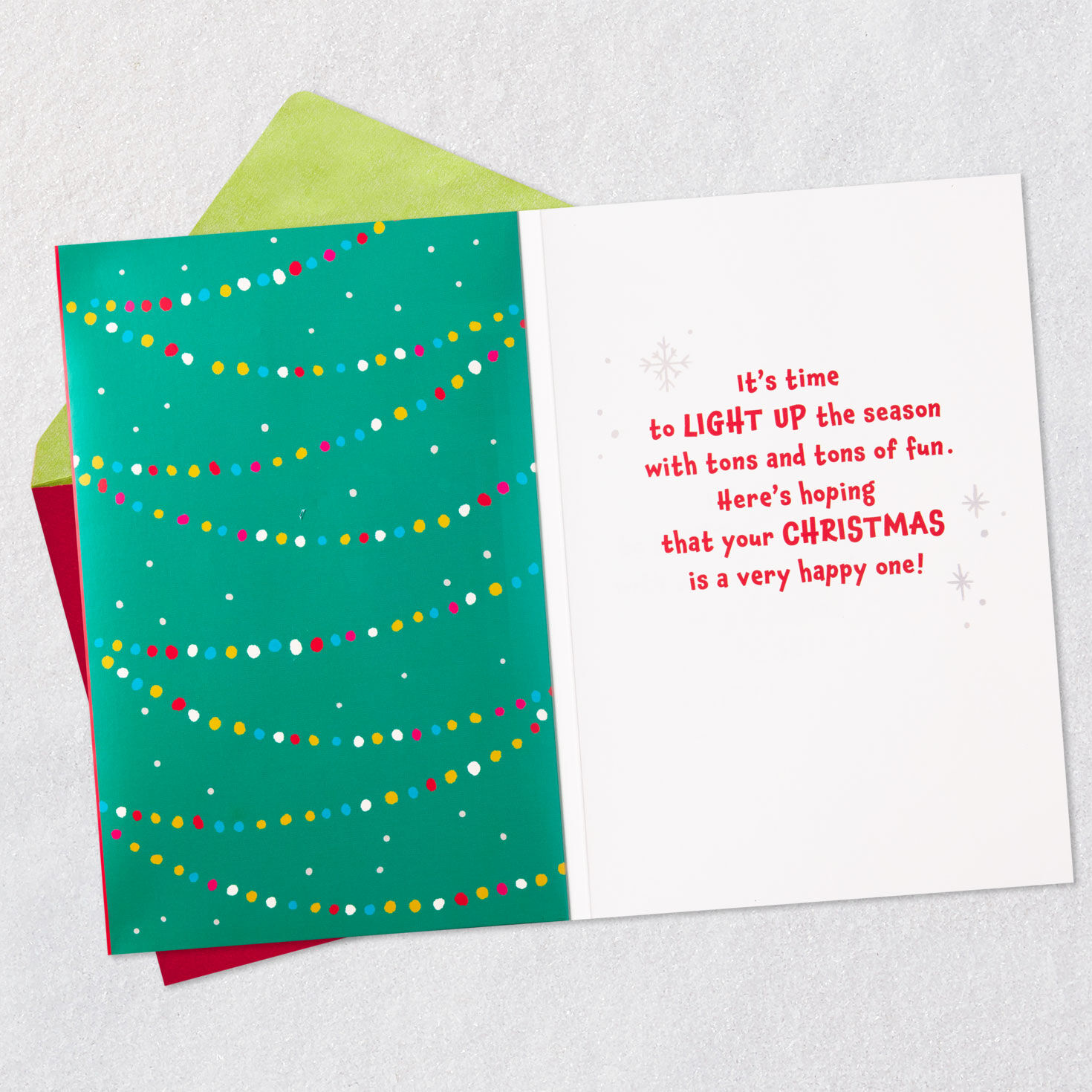Corgi Christmas Tree Funny Christmas Card Open card with envelope image number 3