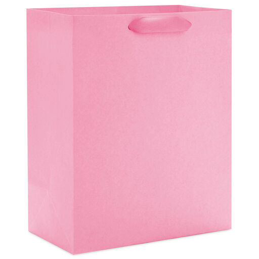 9.6" Pink Medium Gift Bag, 
