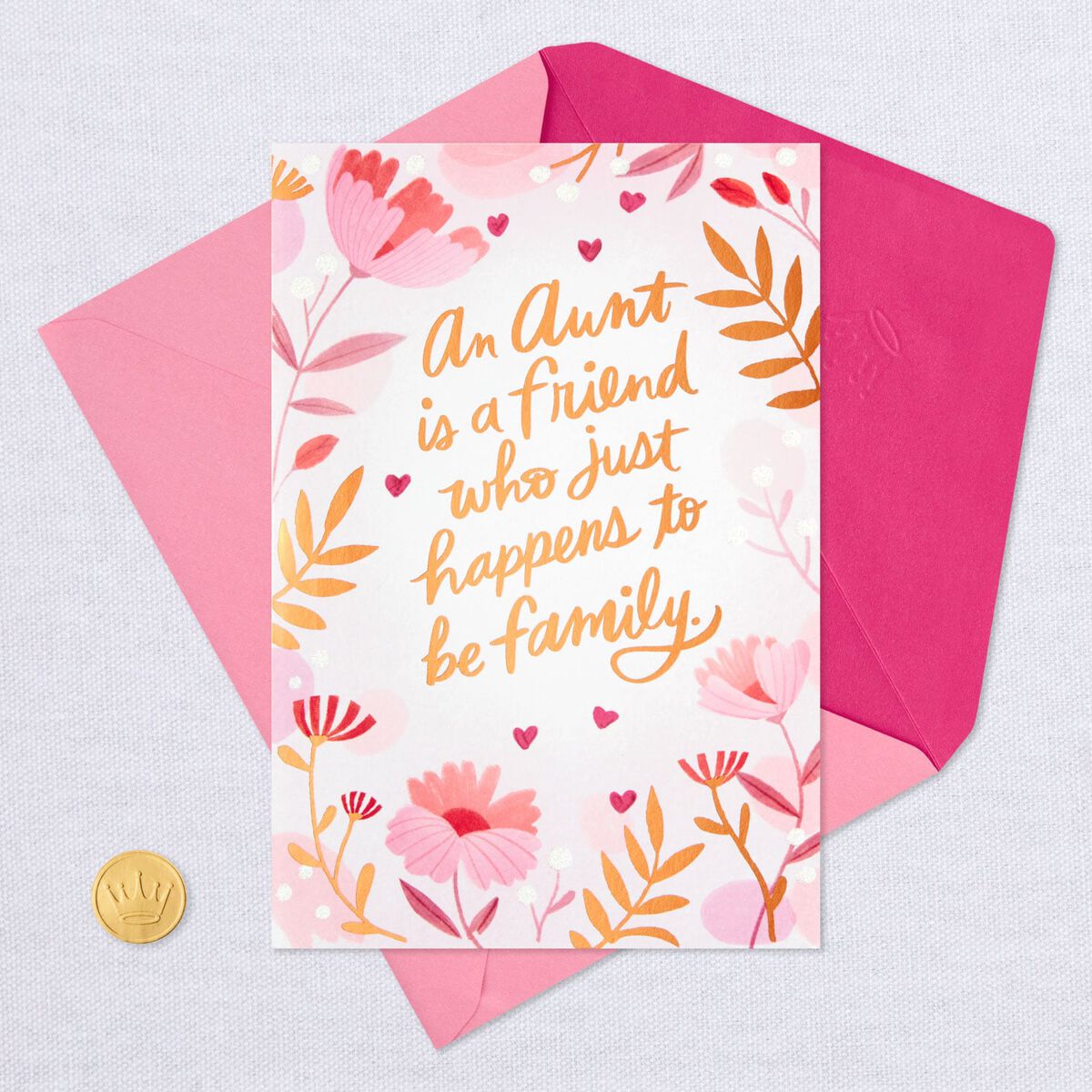 Both Friend and Family Valentine's Day Card for Aunt - Greeting Cards ...