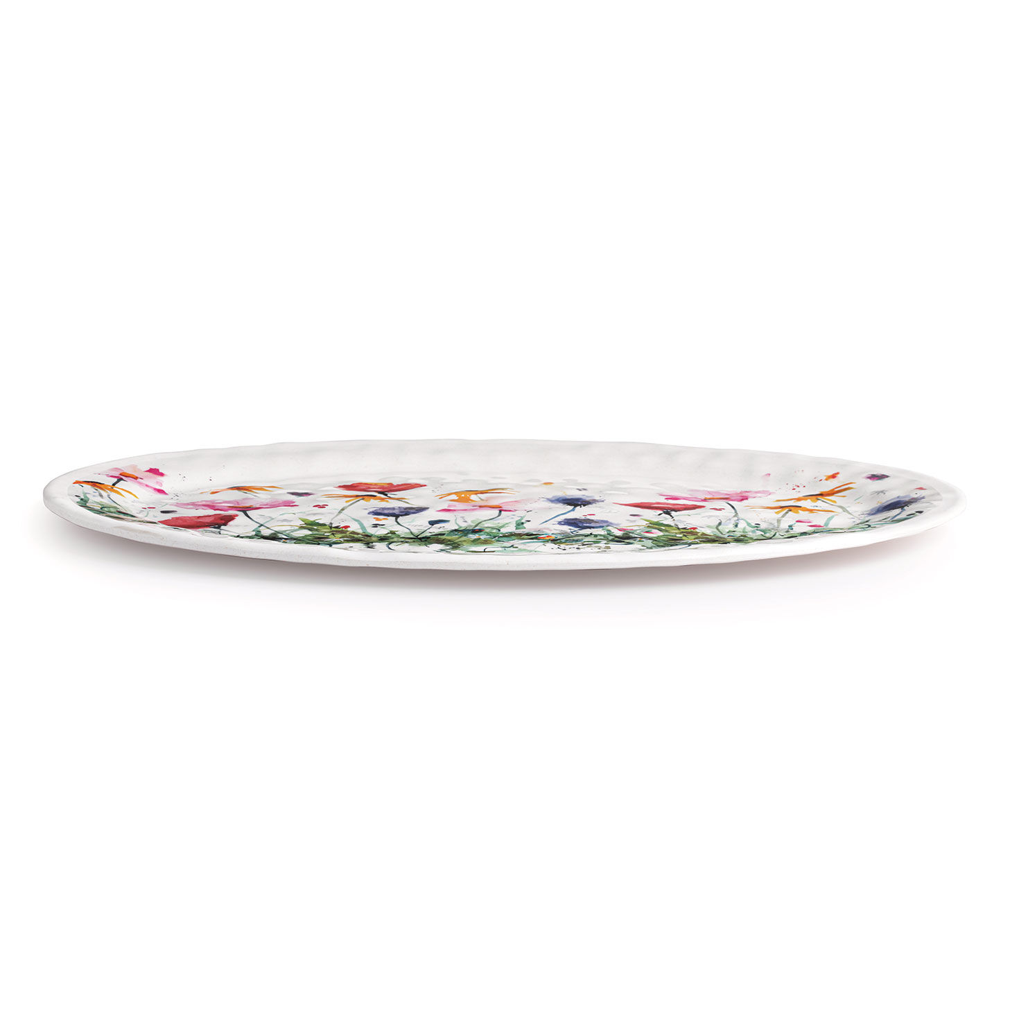 Demdaco Wildflowers Large Melamine Oval Platter, , large image number 2