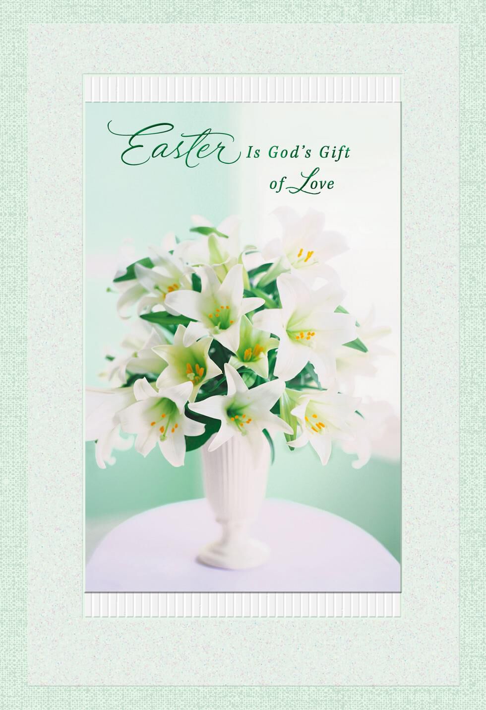 God's Gift of Love Religious Easter Card