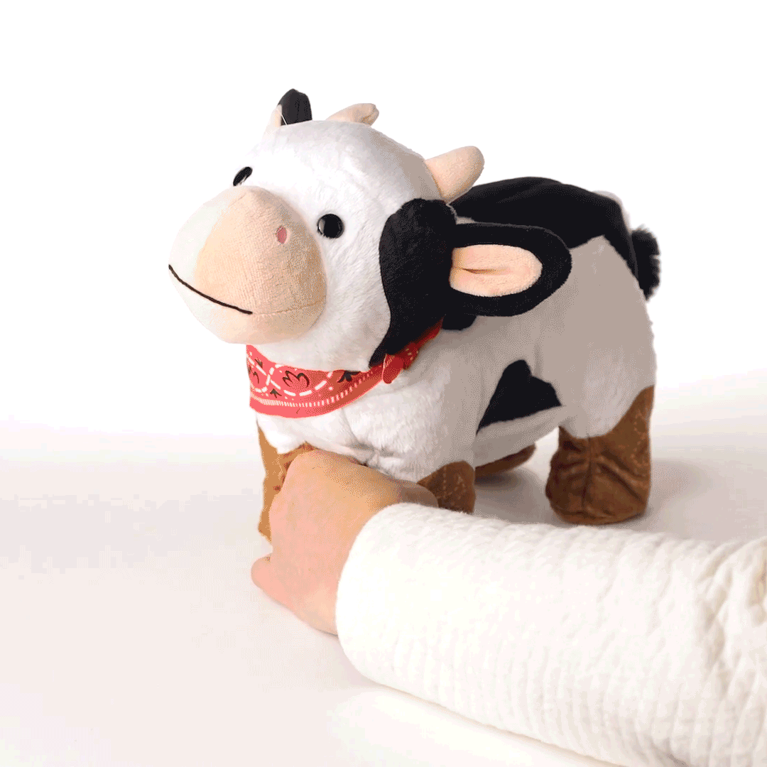 Spotted Cow in Boots Plush With Sound and Motion, 9", , large image number 2