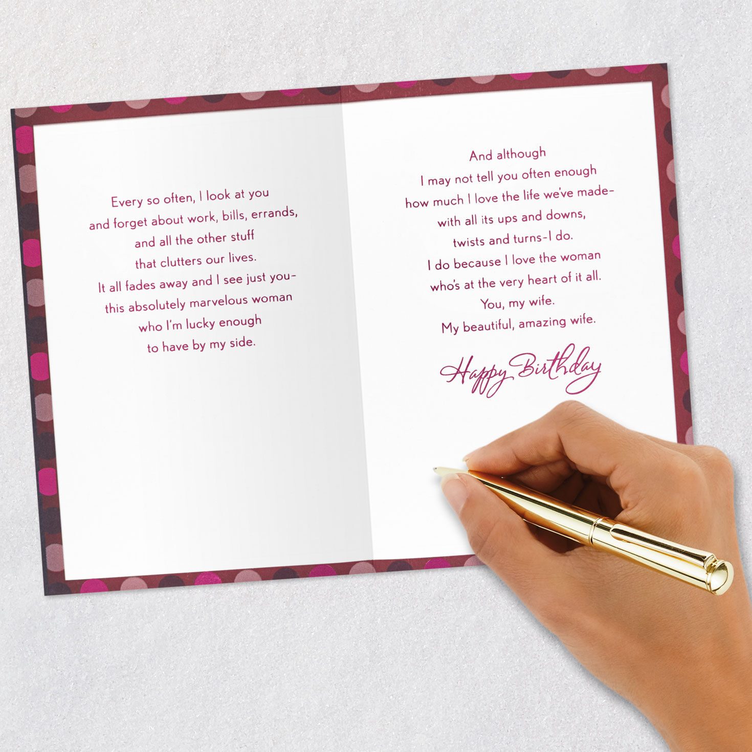 For My Beautiful, Amazing Wife Birthday Card, , large image number 7