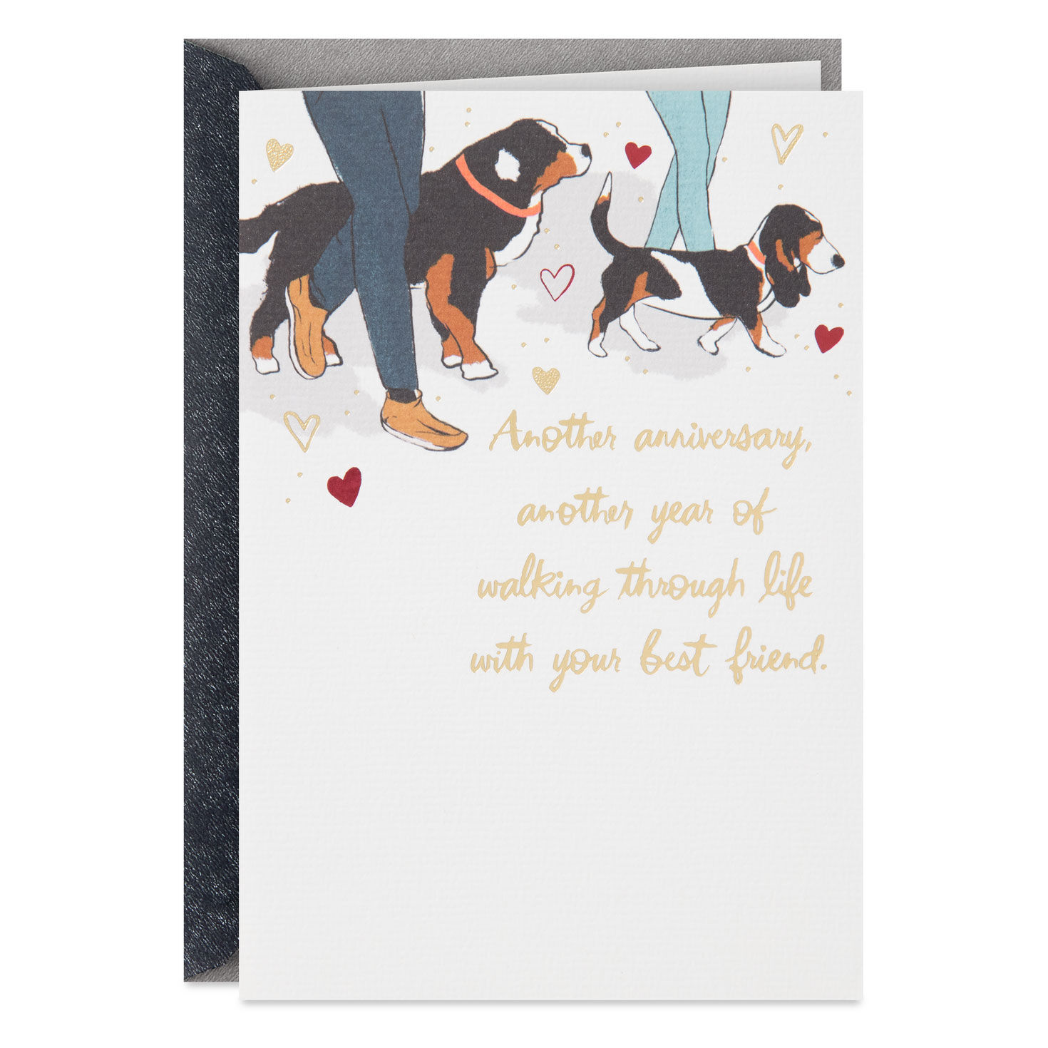 Walking Through Life With Your Best Friend Anniversary Card