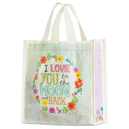 Natural Life Love You to the Moon Gift Bag, Medium, Natural Life Love You to the Moon Gift Bag, Medium, , large