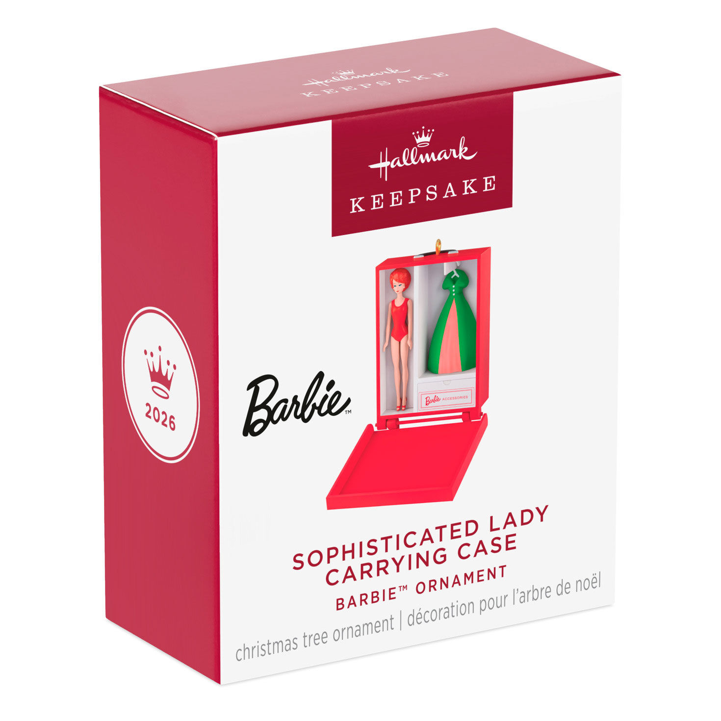 Barbie in Carrying Case Keepsake Ornament Package Front image number 8