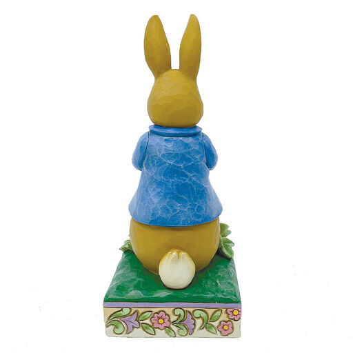 Jim Shore Peter Rabbit With Basket of Strawberries Figurine, 6.2", 