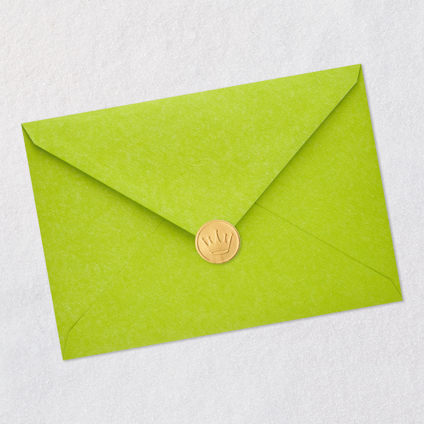 Nintendo Yoshi Yellow and Green Birthday Card Envelope Back with Seal image number 7
