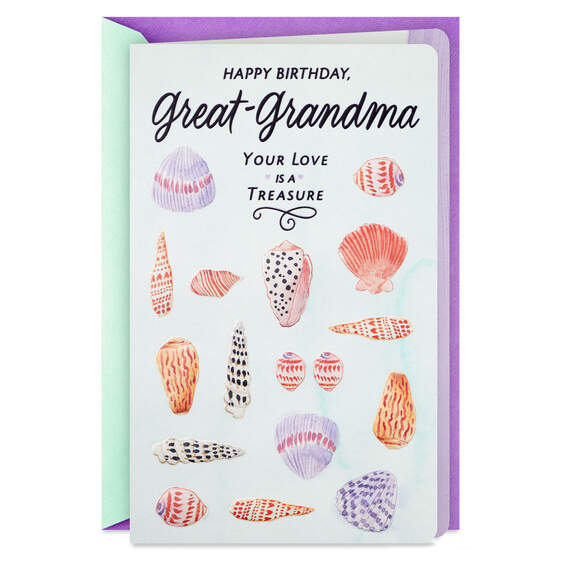 Your Love Is a Treasure Birthday Card for Great-Grandma
