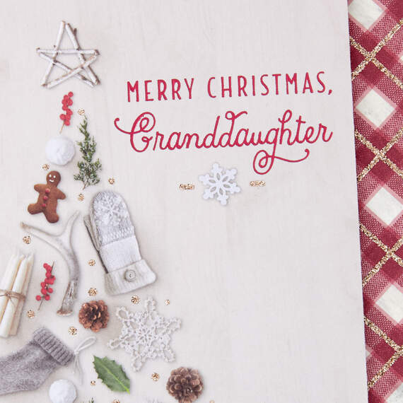 Lucky to Have You Christmas Card for Granddaughter, , large image number 4