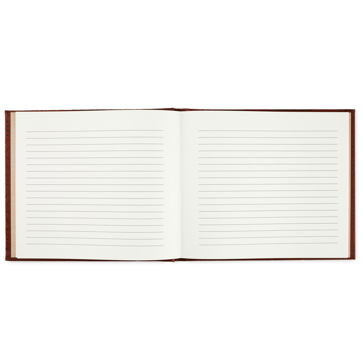 Brown Hexagonal Pattern Guest Book, , large image number 3