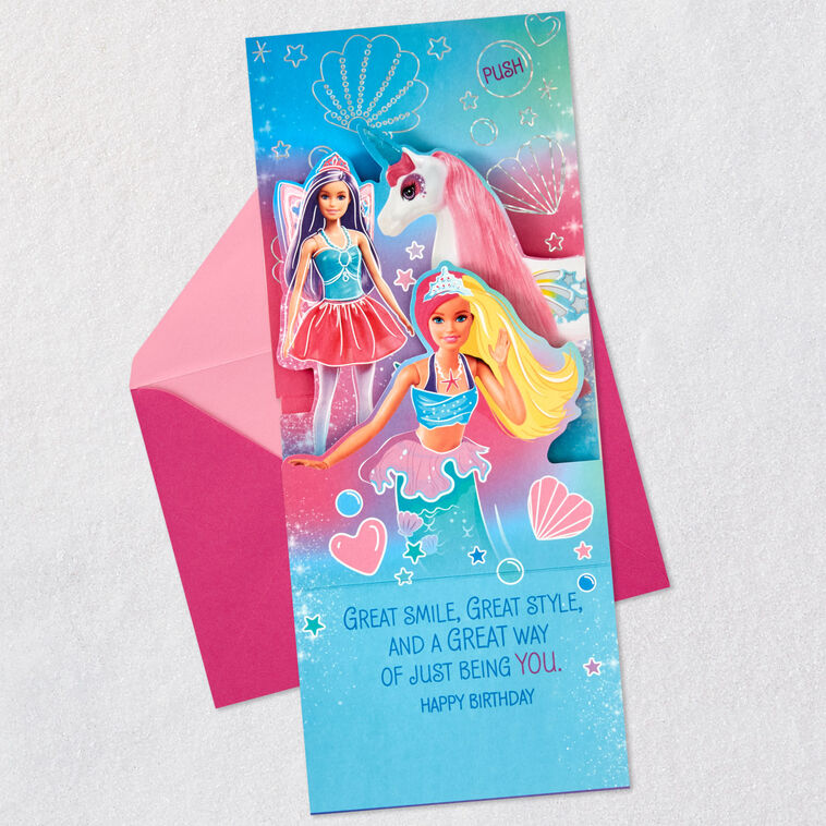 Barbie™ You've Got It All Musical Pop-Up Birthday Card for