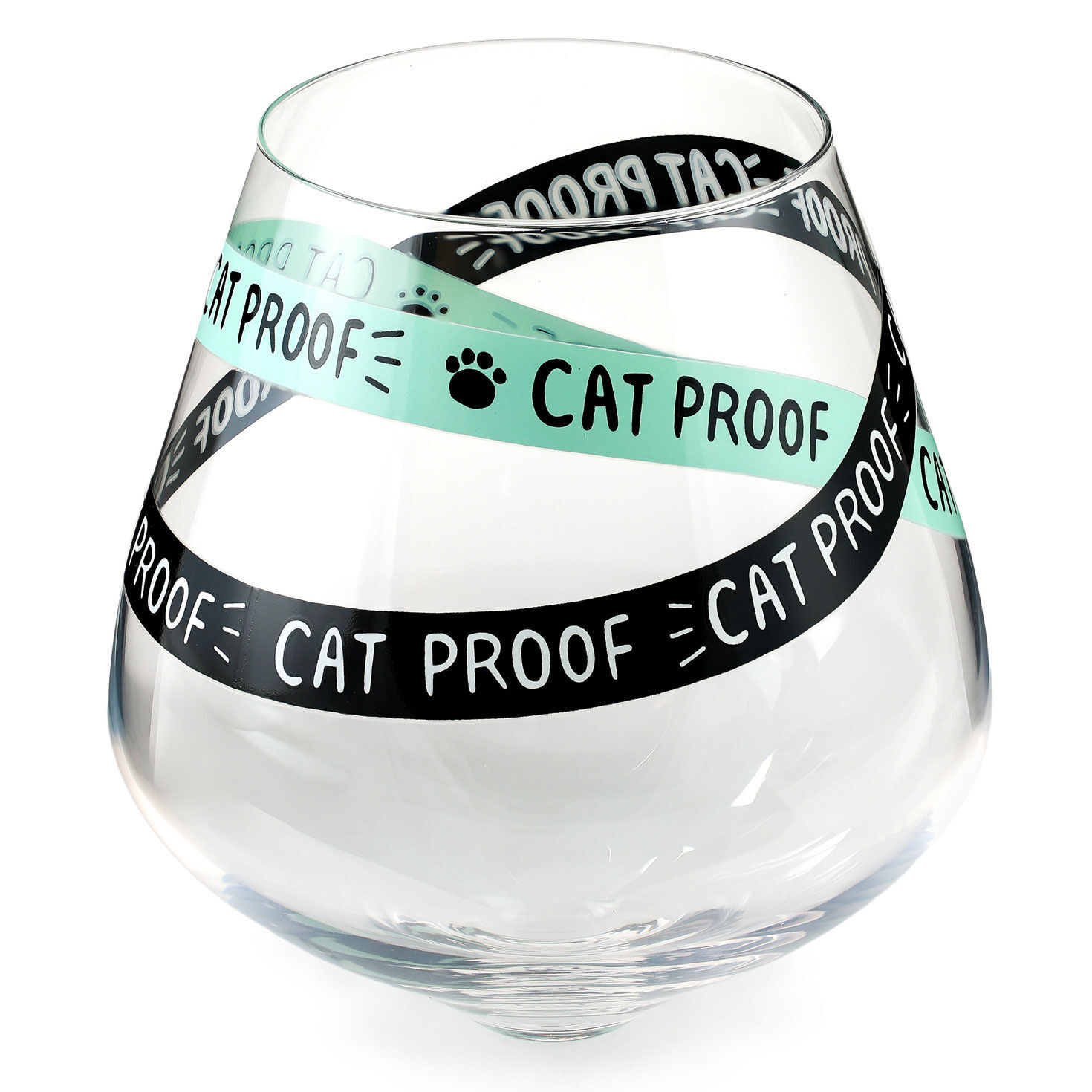 Cat Proof Side-Sitting Stemless Glass top image number 3
