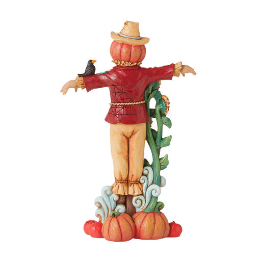 Jim Shore Harvest Scarecrow Figurine, 7.2", 