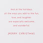 Ice-Skating Scene Christmas Card for Brother and Family Sentiment image number 3
