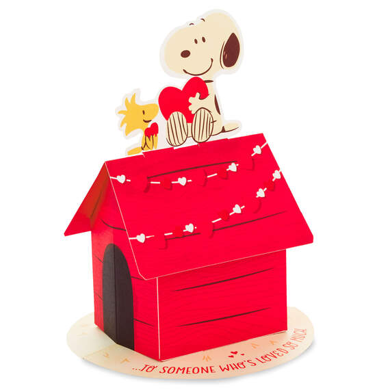 Peanuts® Snoopy and Woodstock Loved 3D Pop-Up Valentine's Day Card, , large image number 2