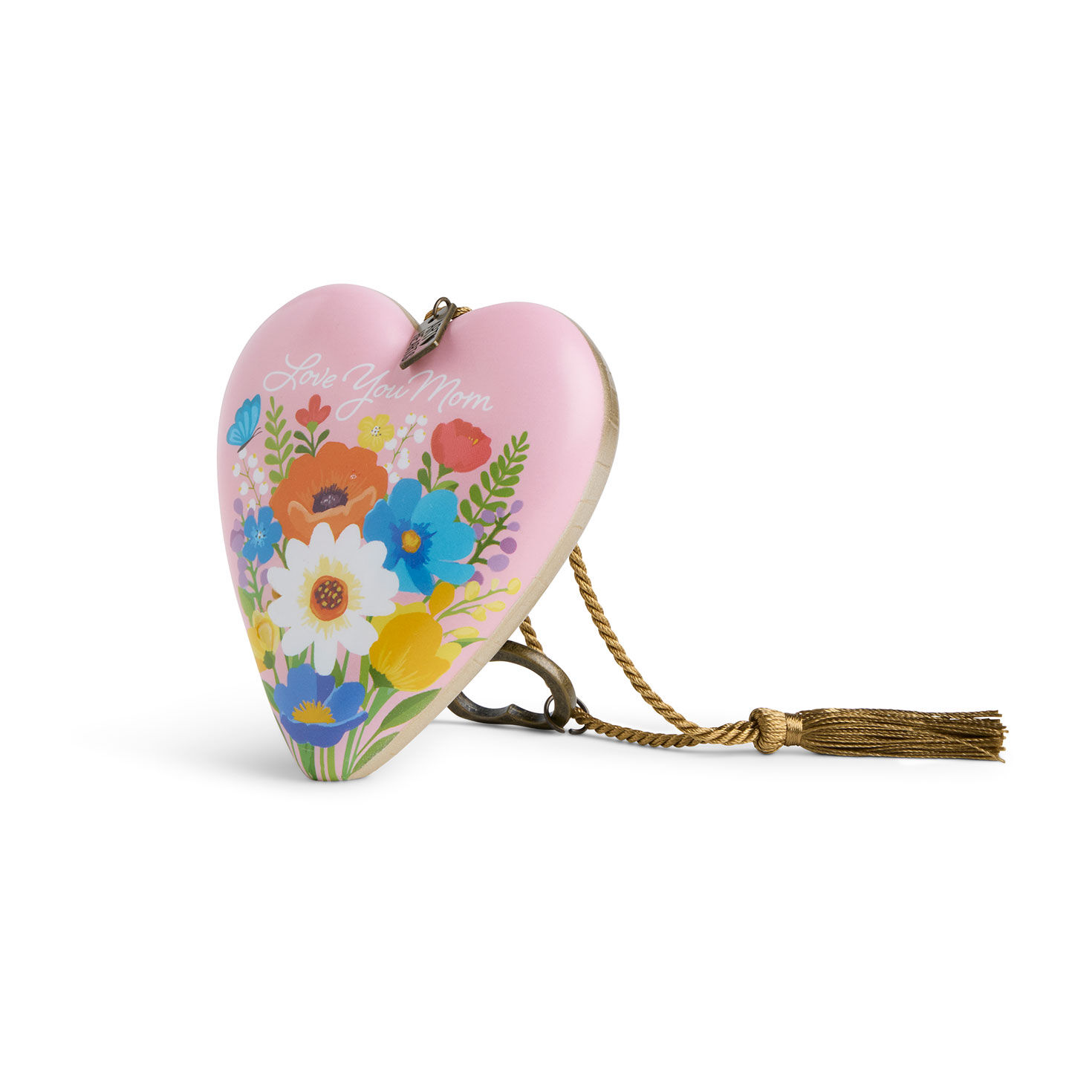 Demdaco Floral Art Heart for Mom side image number 2