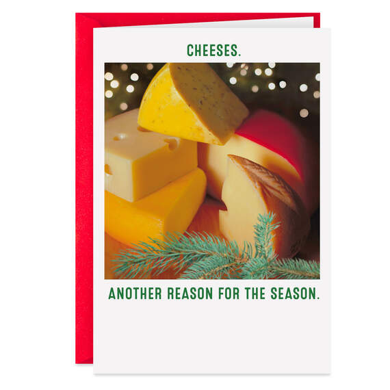 Season's Eatings Funny Christmas Card, , large image number 1