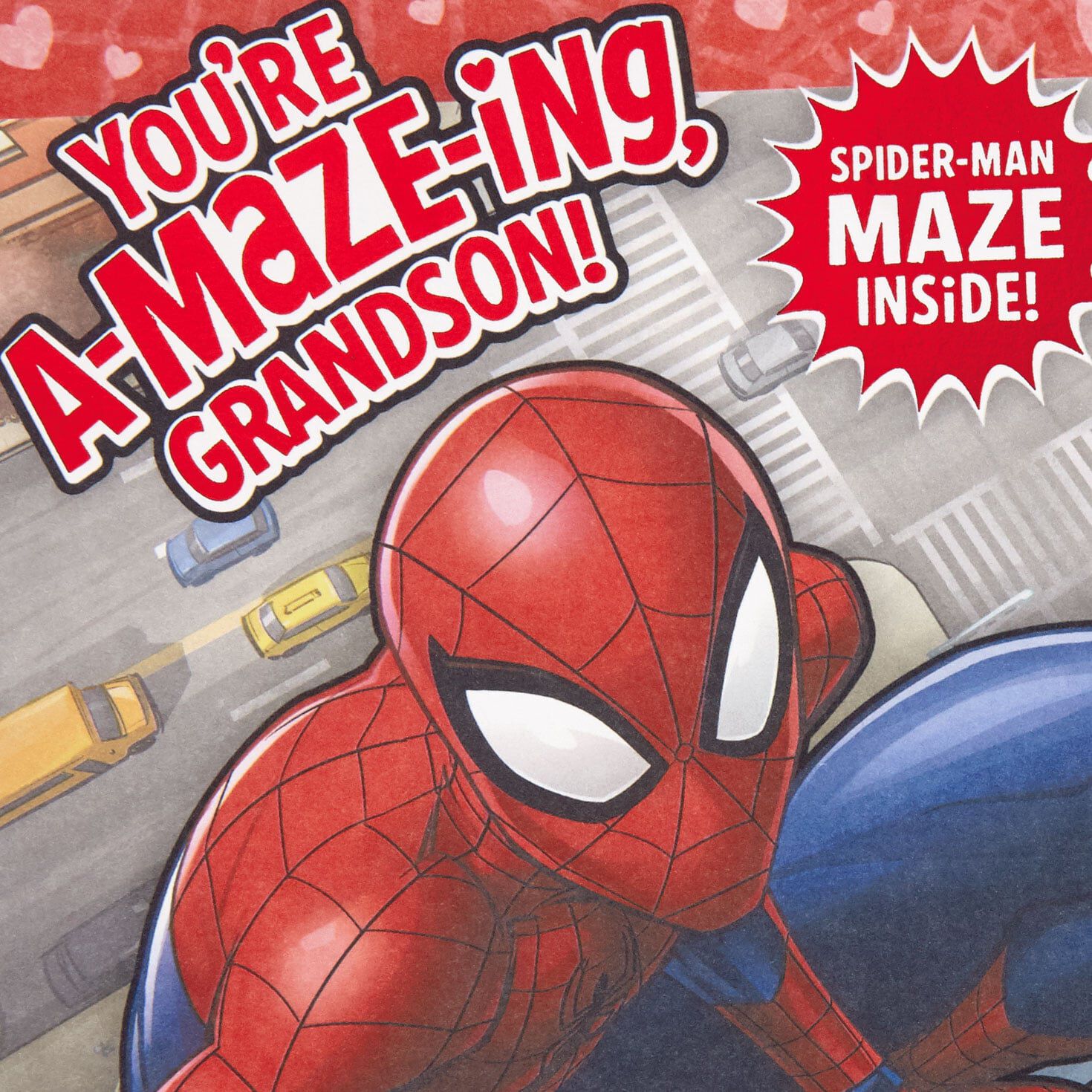 Marvel Spider-Man Valentine's Day Card for Grandson With Maze Activity for only USD 3.59 | Hallmark