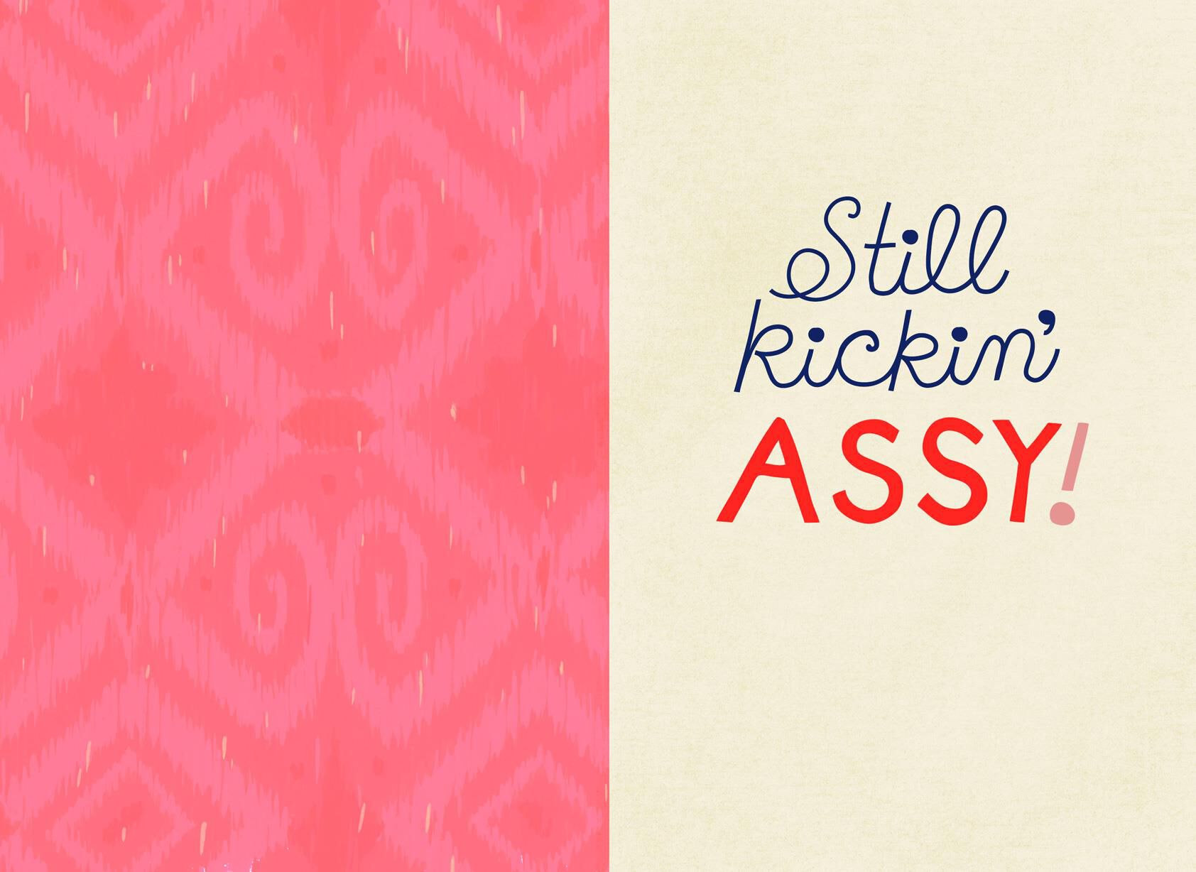 Sassy and Classy Funny Birthday Card