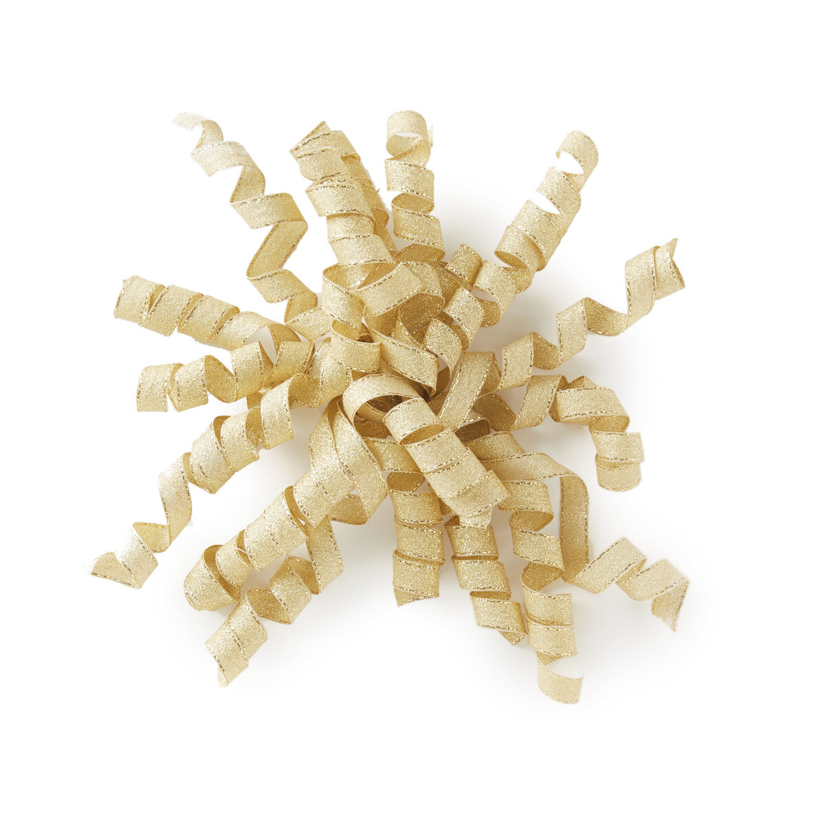 Gold Metallic Curly Ribbon Gift Bow, 7.5" Bows & Ribbons Hallmark