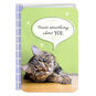Gazing Tabby Cat Romantic Love Card Card Front image number 1