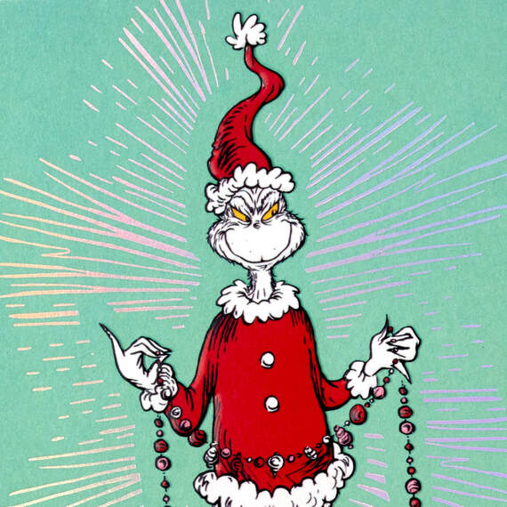 Dr. Seuss™ 'Tis the Season to be Grinchy Christmas Card, , large image number 4