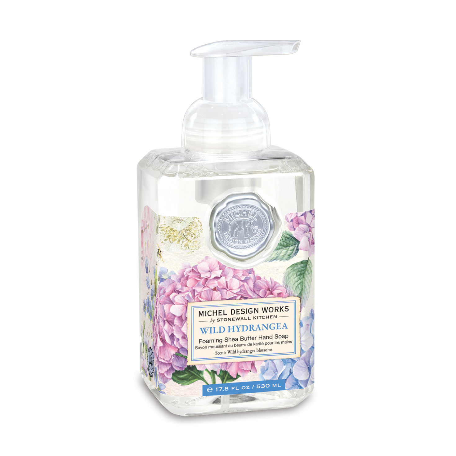 Michel Design Works Wild Hydrangea Foaming Hand Soap, 17.8 oz.