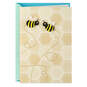 Two Bees on Honeycomb Romantic Love Card, , large image number 1