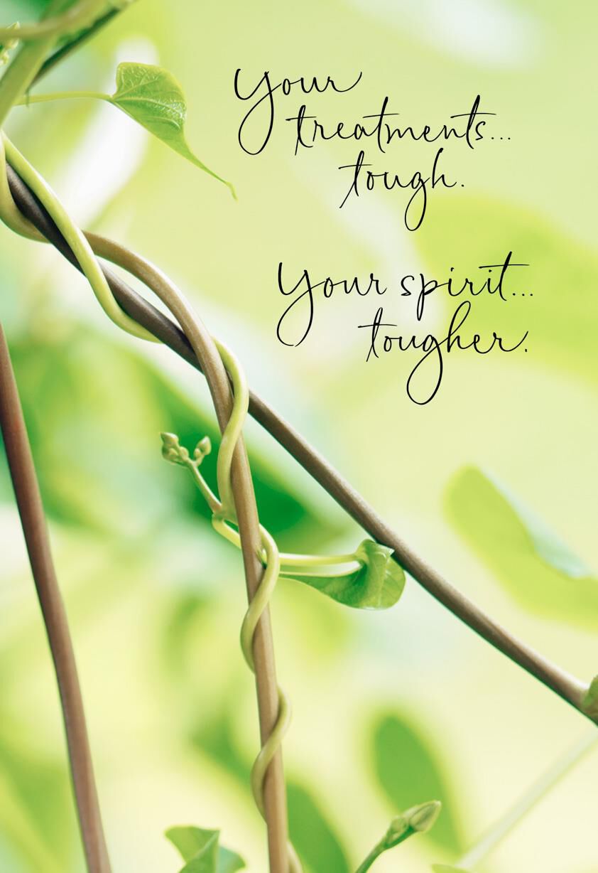 You're Tougher Than Your Treatments Encouragement Card