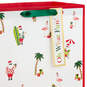 13" Tropical Santa Large Christmas Gift Bag, , large image number 4