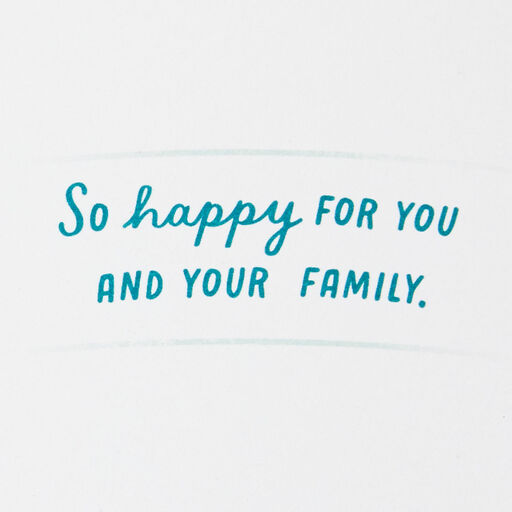 Welcome Special Little One Congratulations Card, 