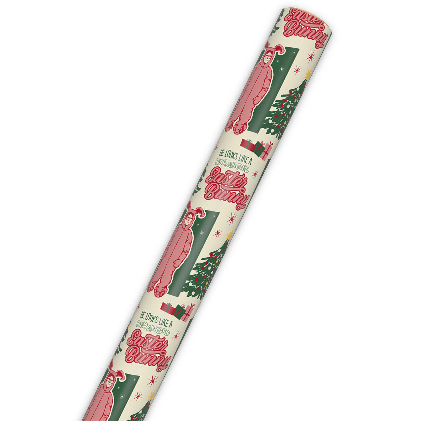 A Christmas Story Bunny Suit Holiday Wrapping Paper Wrap Tube image number 6