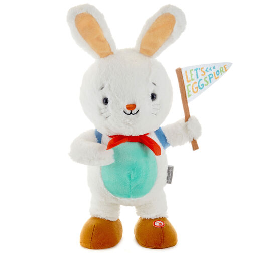 Let's Eggs-plore Singing Bunny Plush With Motion, 15", 