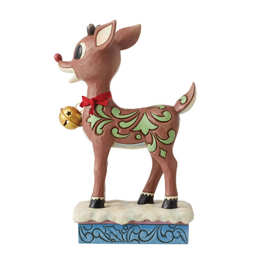 Jim Shore Rudolph With Jingle Bell Figurine, 7.28", 