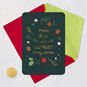 Pine Cones and Stars on Hunter Green Therapist Christmas Card Card Front with Envelope and Gold Seal image number 5