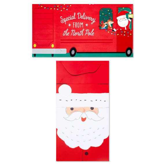 Santa and Delivery Truck 2-Pack Christmas Fun-Zip Gift Boxes, , large image number 9