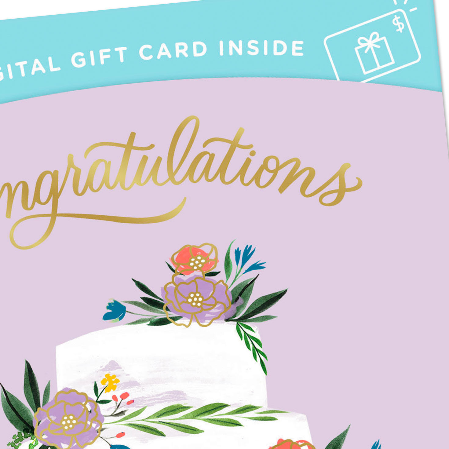 A Lifetime of Dreams Come True Gift Card Greeting Wedding Card, , large image number 5