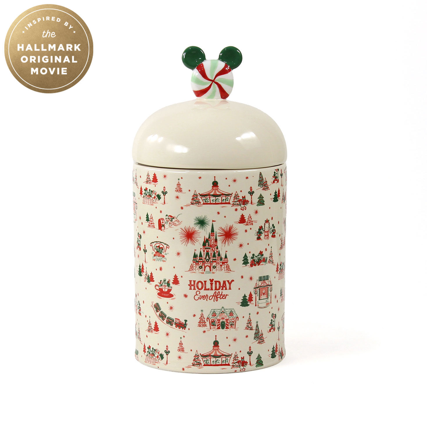 Hallmark + Disney Holiday Ever After Zrike Brands Medium Canister