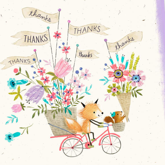 Special Flower Delivery Thank-You Card, , large image number 4