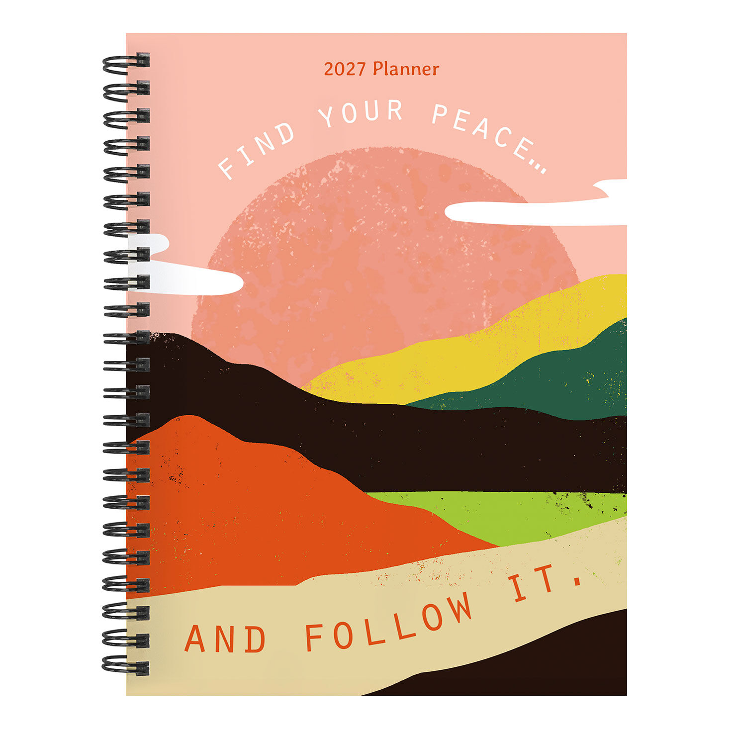 Mahogany Find Your Peace 2027 12-Month Planner