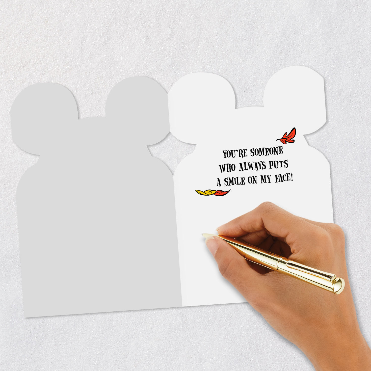 Disney Mickey Mouse Jack-o'-Lantern Halloween Card Signing card image number 6
