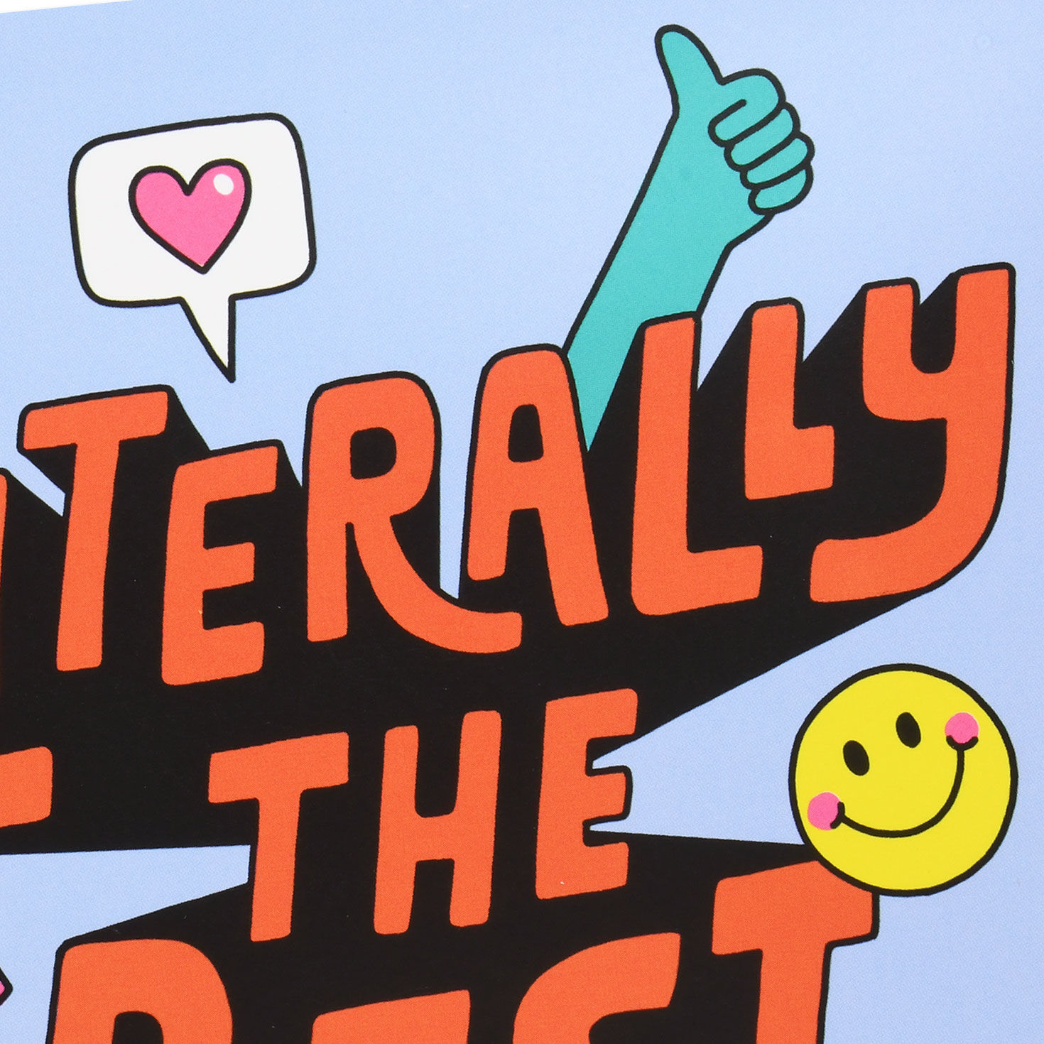 Texting Icons Kids Birthday Card With Music Card Front Detail image number 4