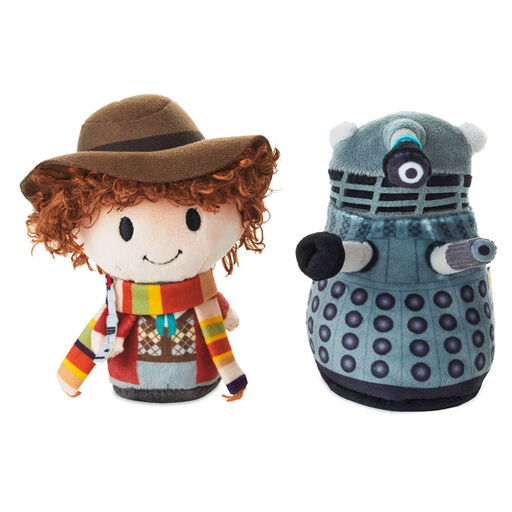 itty bittys® Doctor Who The Fourth Doctor and Dalek Plush, Set of 2, 