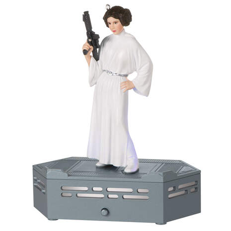 Star Wars: A New Hope™ Collection Princess Leia Organa™ Ornament With Light and Sound, , large