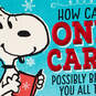 Peanuts® Snoopy Smiles Funny Christmas Card With Mini Cards, , large image number 7