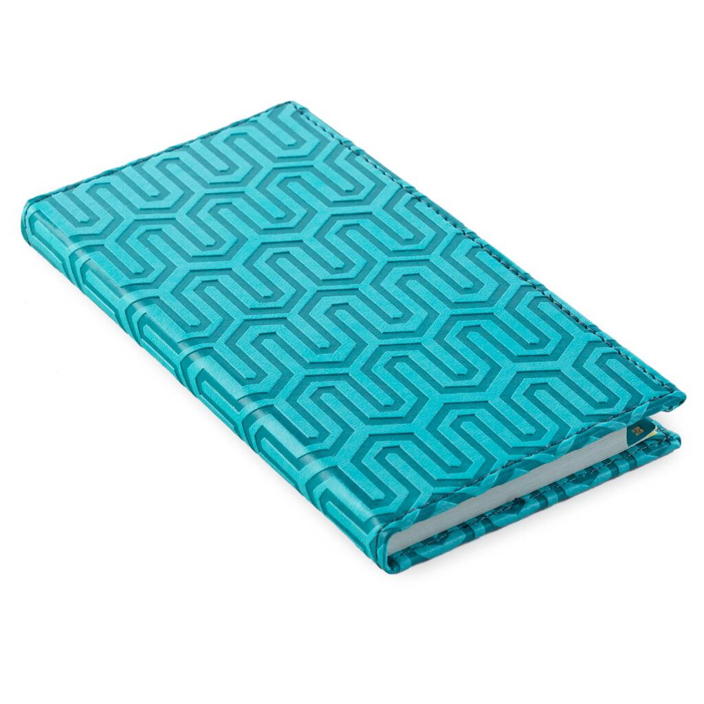 teal geometric design password keeper address books hallmark