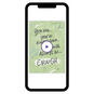 Squiggles on Green Personalized Encouragement Card phone with card front image number 1