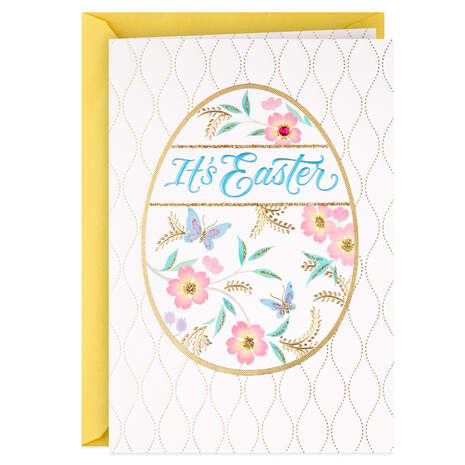 Elegant Egg Simple Goodness Easter Card, , large